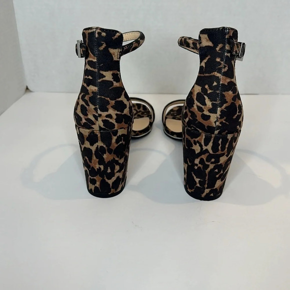 KENNETH COLE REACTION LEOPARD STACK HEEL - Picture 3 of 6